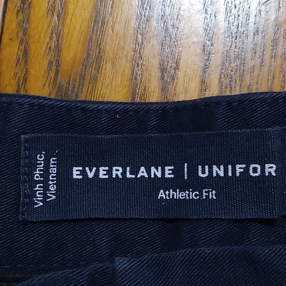 EVERLANE MEN'S Slacks Pants 32 x 30 Trousers NAVY BLUE NEW ATHLETIC FIT Casual - Picture 8 of 8